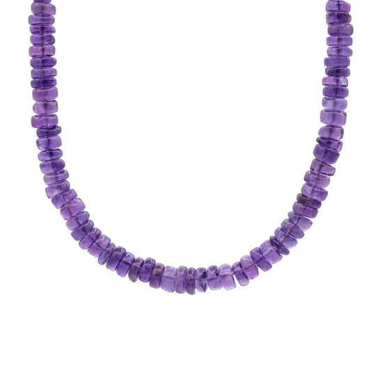 Smooth Amethyst Necklace