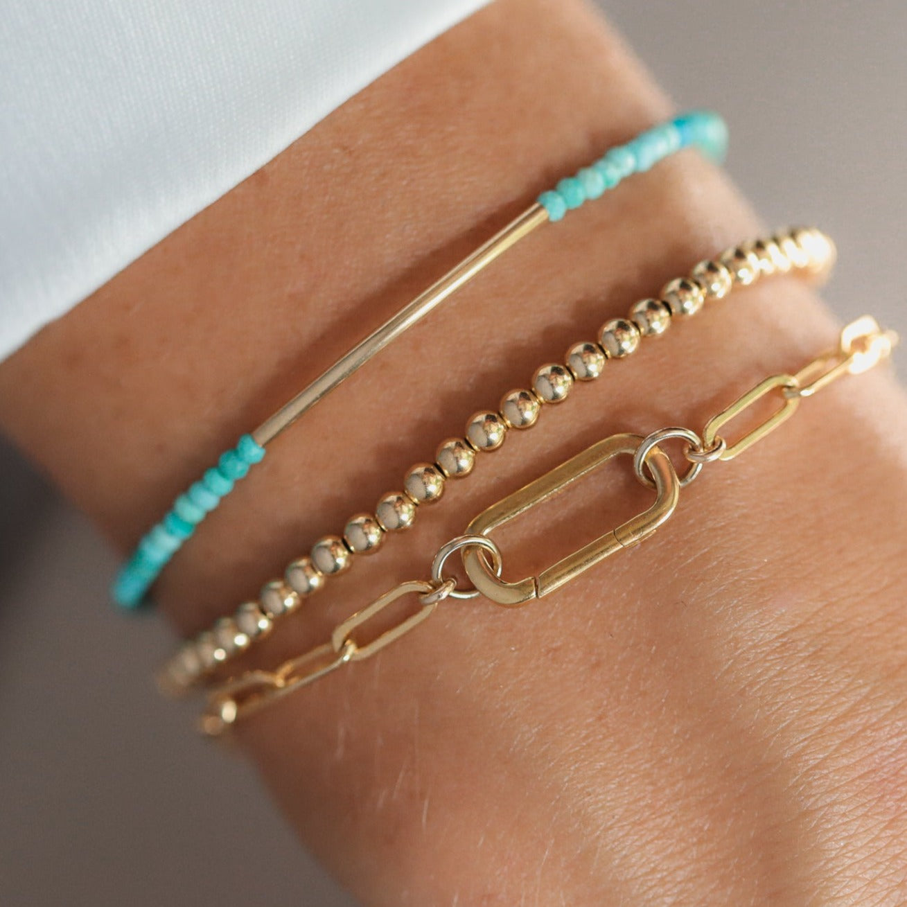 Arizona Turquoise gold bar