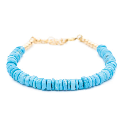 Sleeping Beauty Heishi Bracelet