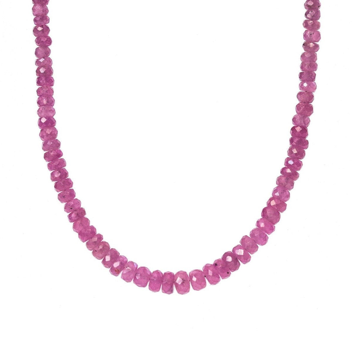 Pink Sapphire Necklace