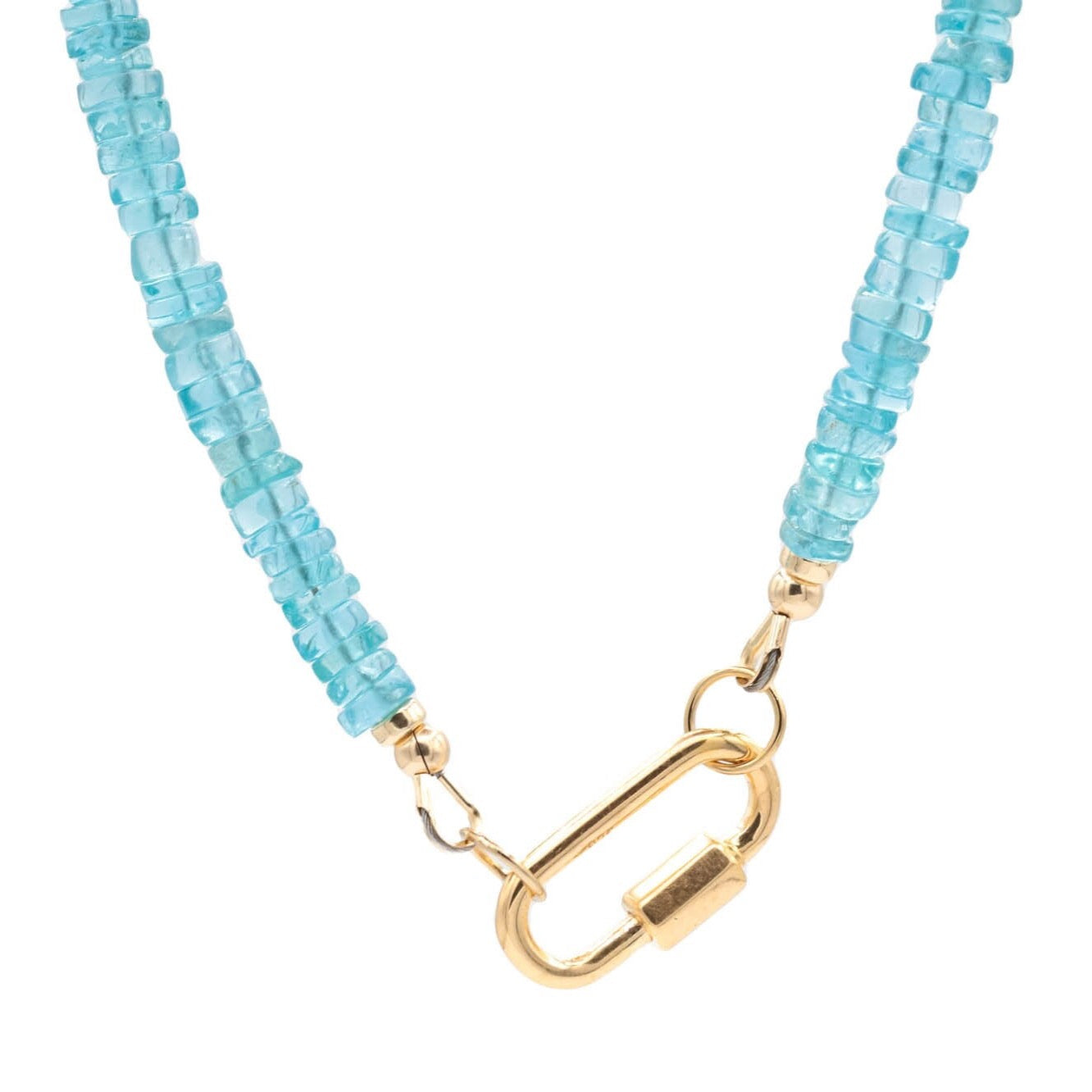 Apatite Carabiner Necklace