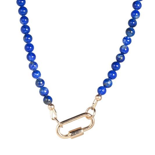 Lapis lazuli carabiner