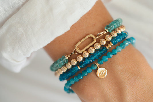 Zambia Apatite bracelet