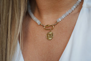 Moonstone Sun necklace