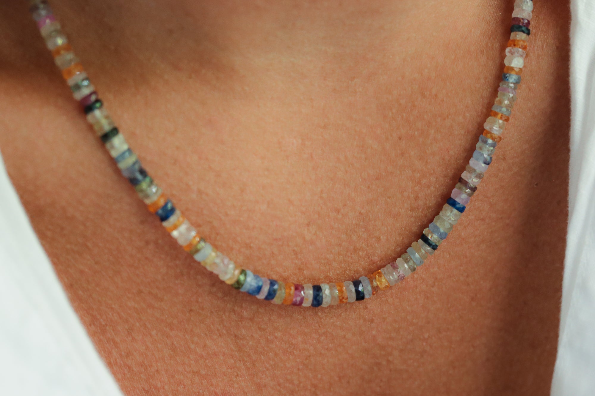 Multi Sapphire Necklace