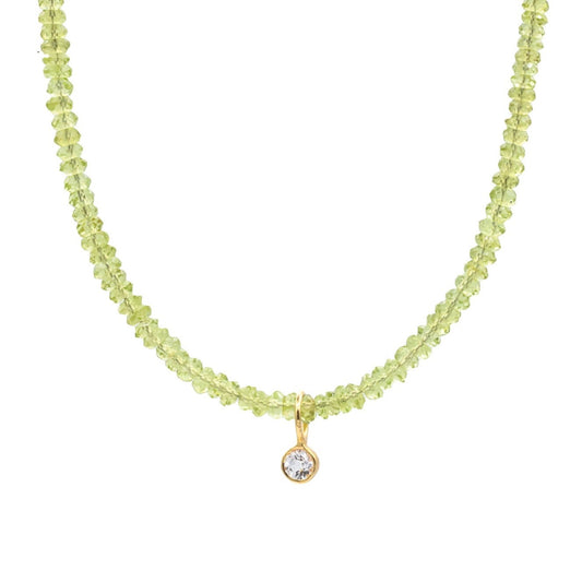 Peridot necklace