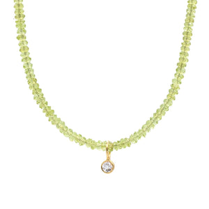 Peridot necklace