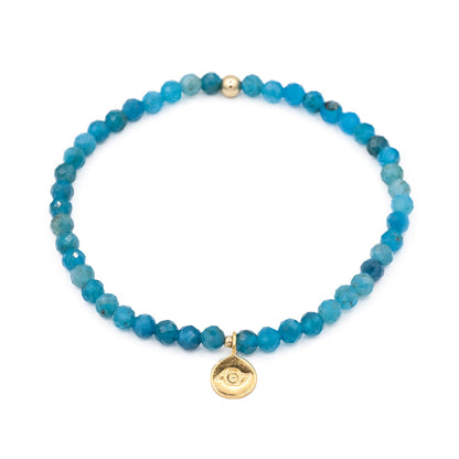 Apatite Evil Eye - 14K