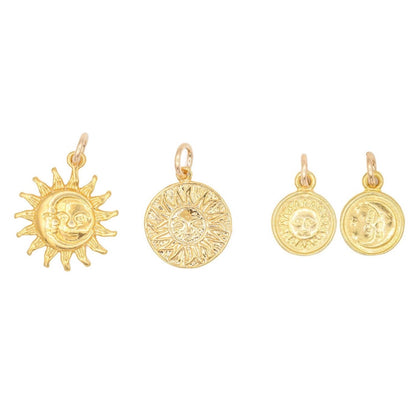 Sun charm - Gold Vermeil [2.5 microns]