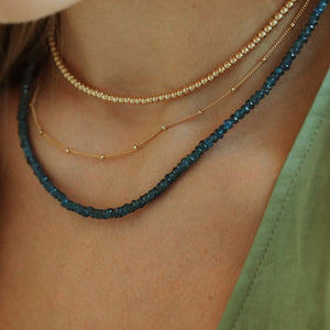 Apatite Rondel Necklace