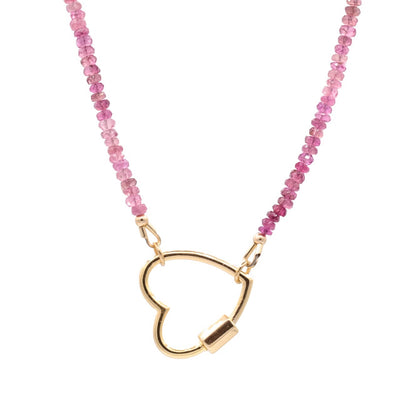 Pink Tourmaline Carabiner