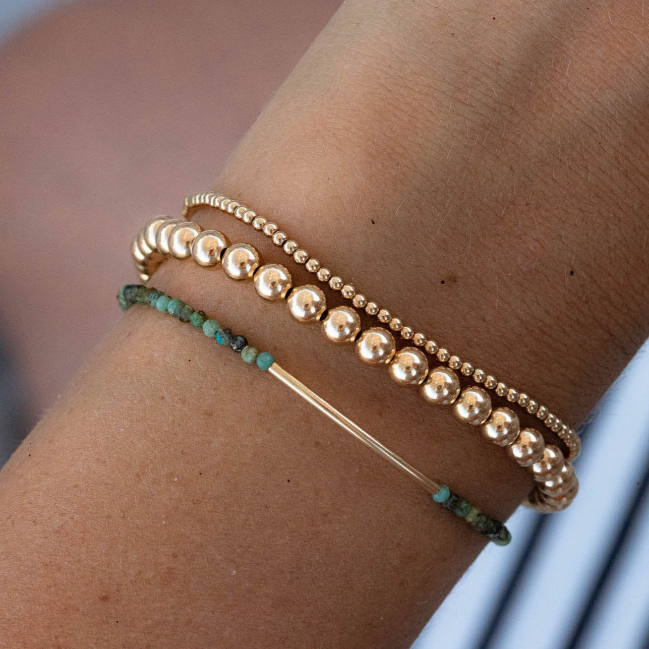 African Turquoise Bracelet