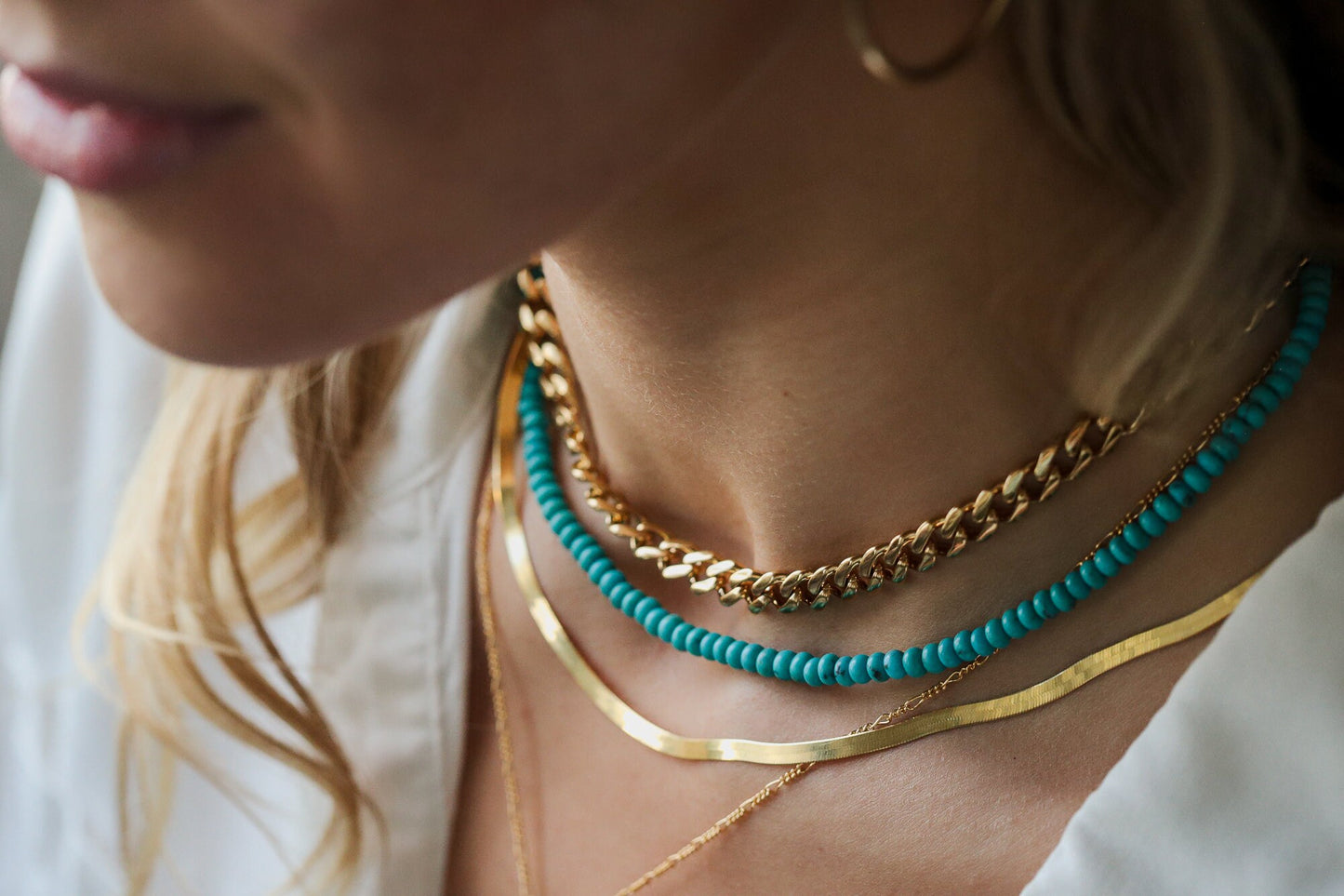 Kingman Rondel Necklace