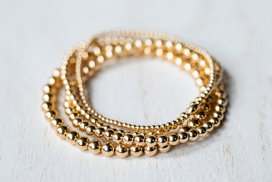 14K Gold Filled Beaded Bracelet