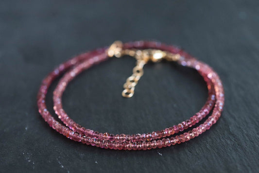 Pink Tourmaline Necklace