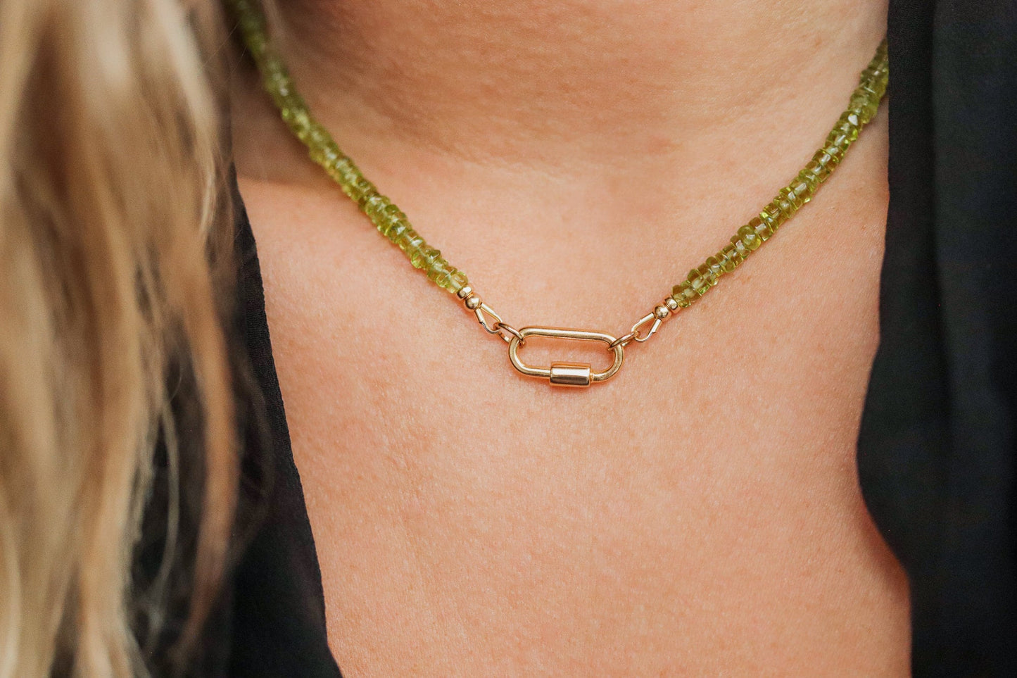 Peridot carabiner