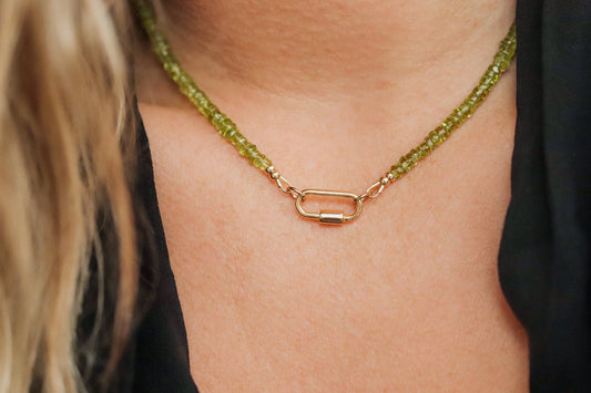 Peridot carabiner