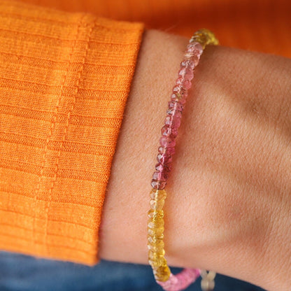 Pink and yellow tourmaline