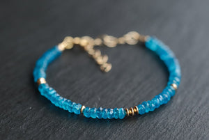 Zambia Apatite bracelet