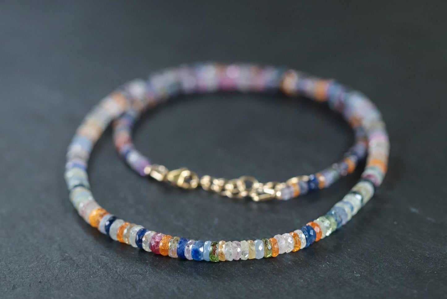 Multi Sapphire Necklace