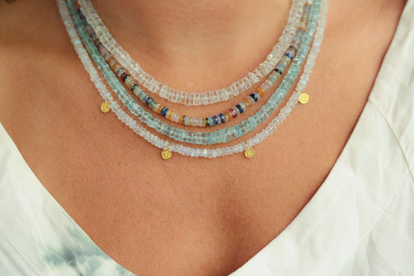 Multi Sapphire Necklace