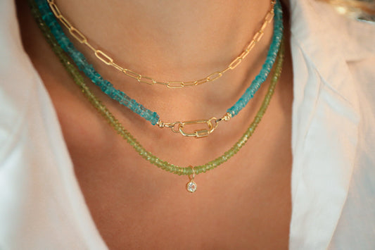 Peridot necklace