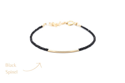 Black Spinel Bracelet