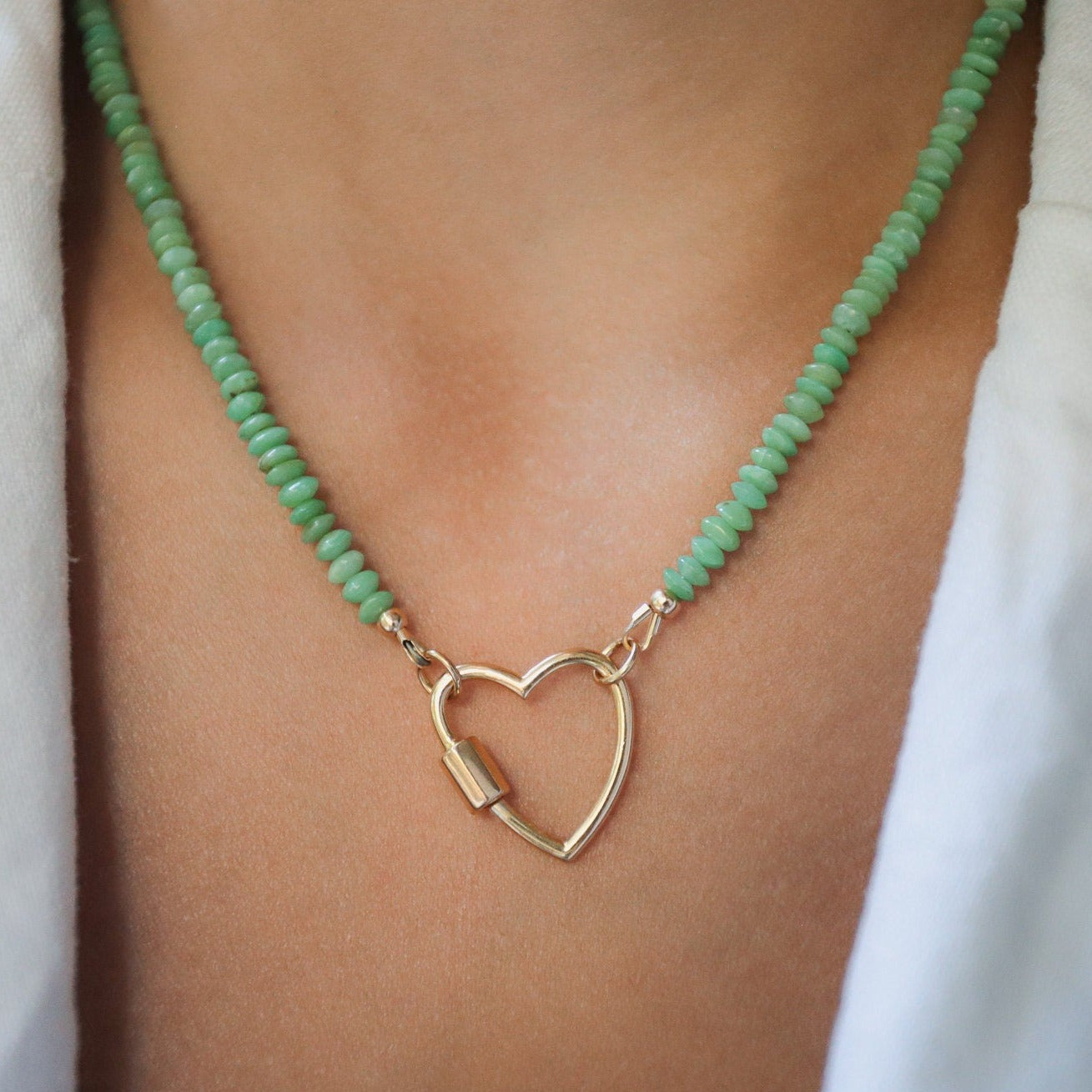 Carabiner heart - gold vermeil [3 microns on sterling silver]