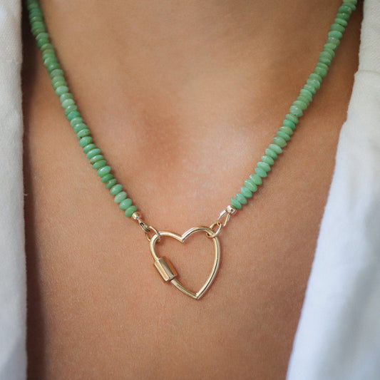 Carabiner heart - gold vermeil [3 microns on sterling silver]