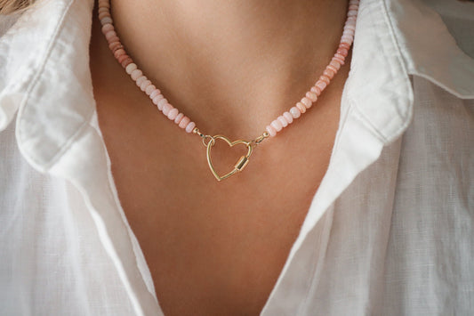 Carabiner heart - gold vermeil [3 microns on sterling silver]