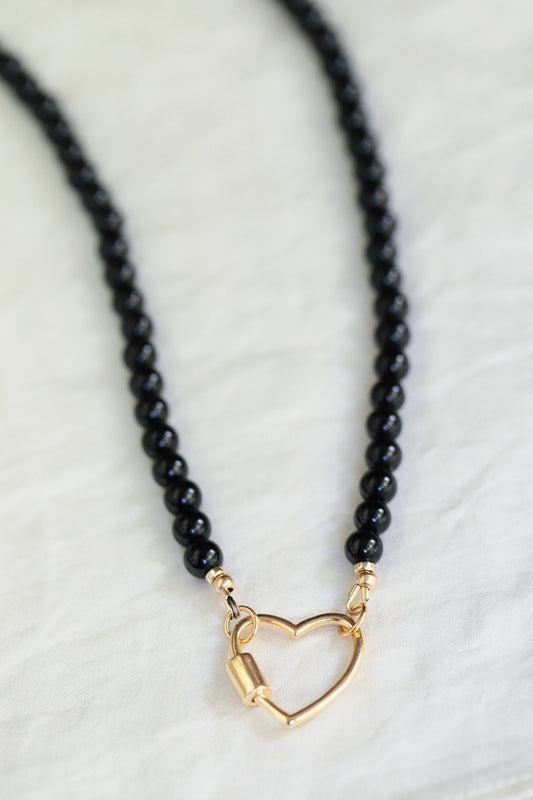 Carabiner heart - gold vermeil [3 microns on sterling silver]