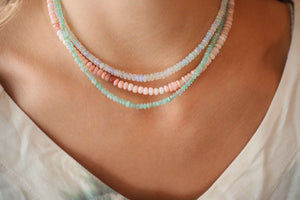 Ethiopian opal necklace