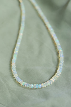 Ethiopian opal necklace