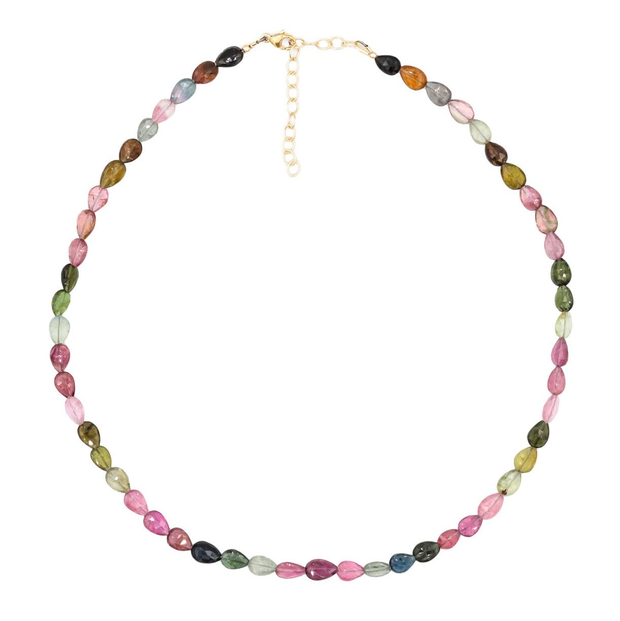 Last one! AAAA+ mixed tourmaline necklace | Faceted mixed tourmaline necklace | multi tourmaline necklace | faceted tourmaline necklace