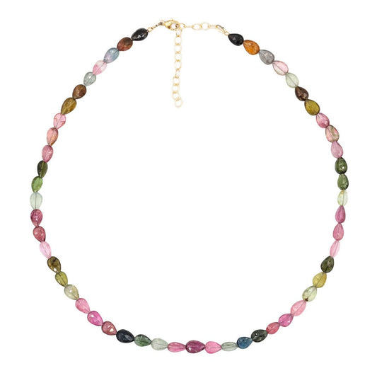 Last one! AAAA+ mixed tourmaline necklace | Faceted mixed tourmaline necklace | multi tourmaline necklace | faceted tourmaline necklace