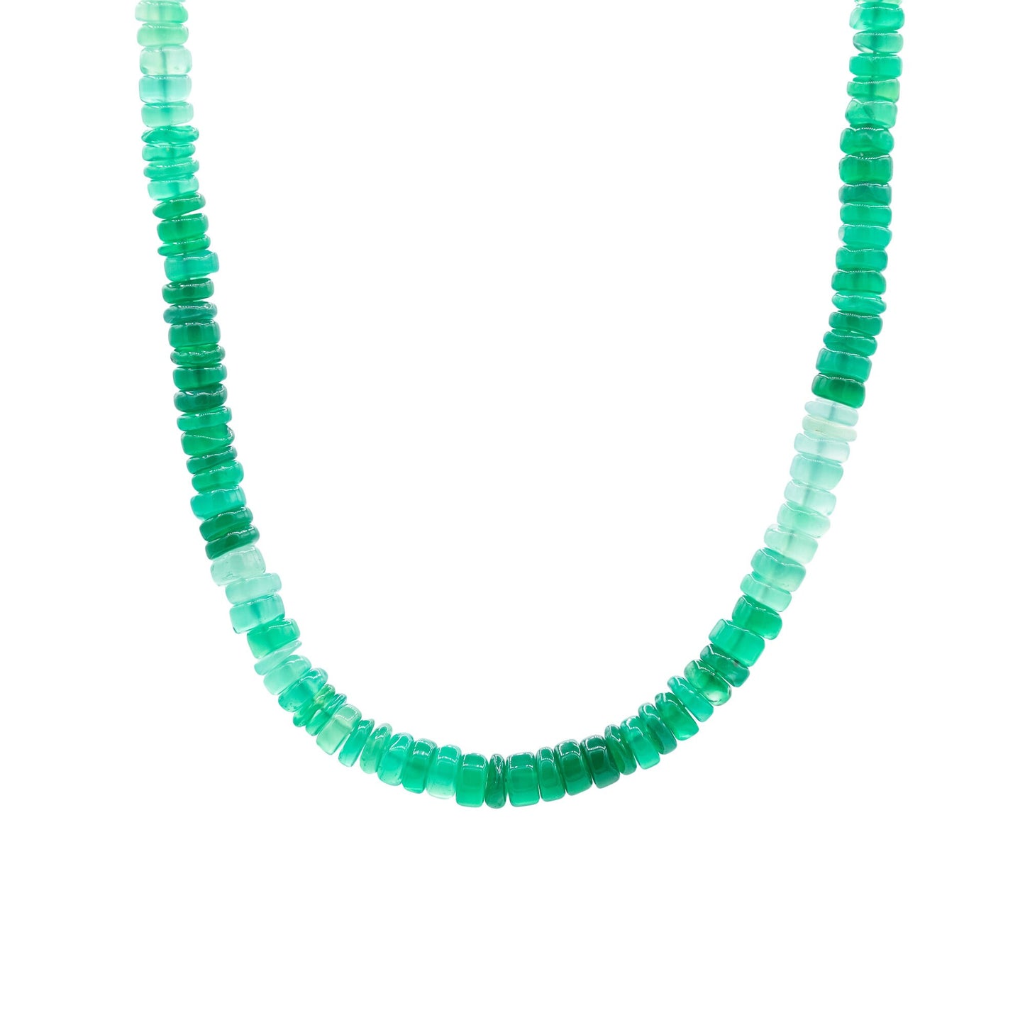 Green onyx necklace | OMBRE green onyx necklace | green onyx gemstone necklace | green onyx jewelry, natural green onyx necklace