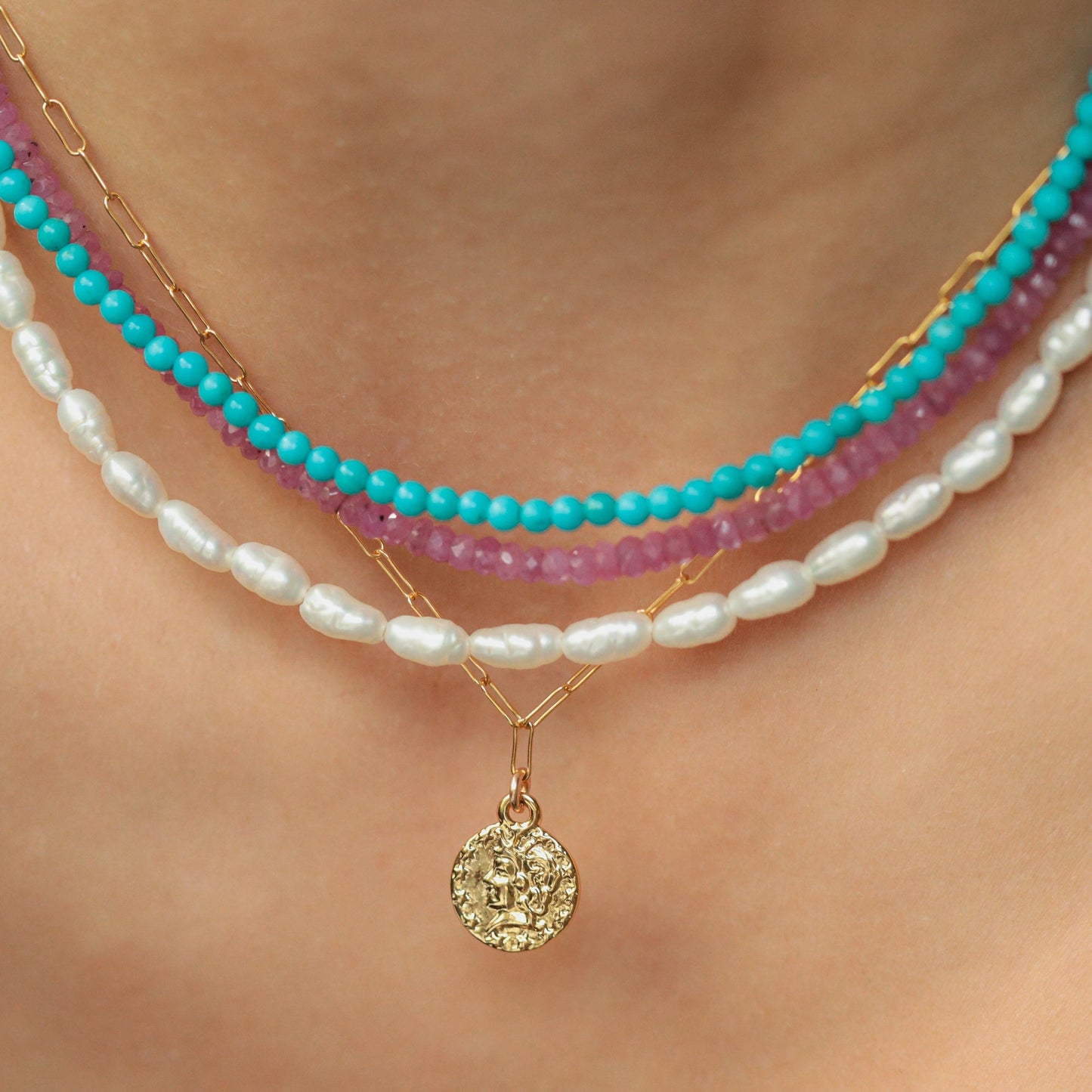 Freshwater Keishi Pearl necklace | Pearl necklace 14K gold filled | Boho freshwater pearl necklace | pearl necklace | June birthday